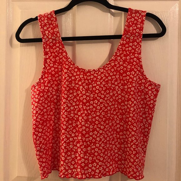 PacSun Tops - PacSun Floral Tank Crop Top